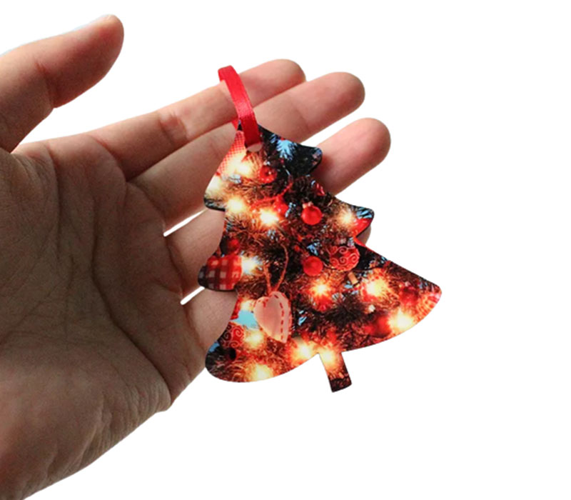 Tree MDF Christmas Ornament 3