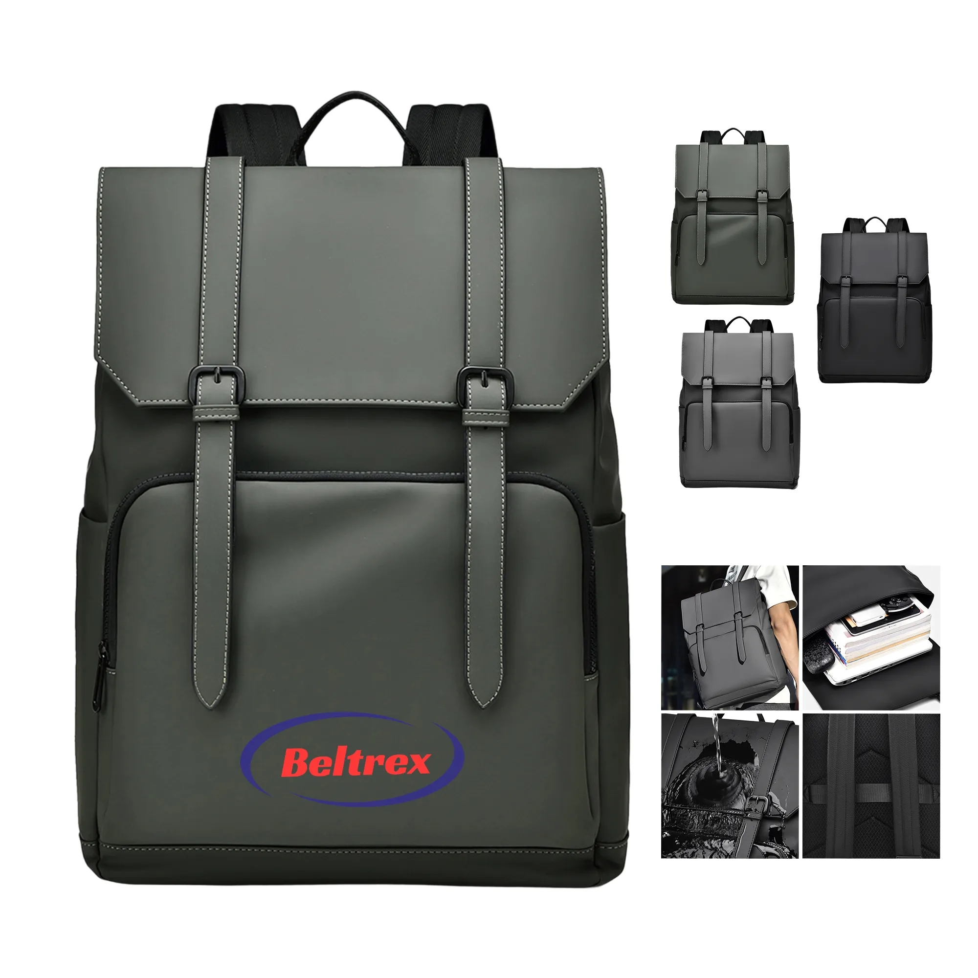 MOQ 50 Men's Business Laptop Bag with Large Capacity 8