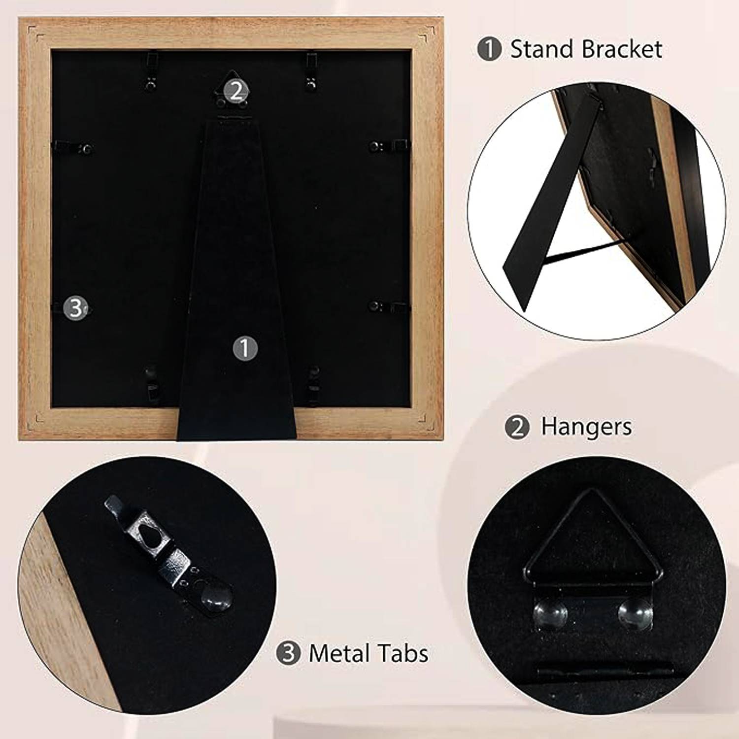 Black Gold Graduation Photo Frame w/ Tassel Wall Art 3