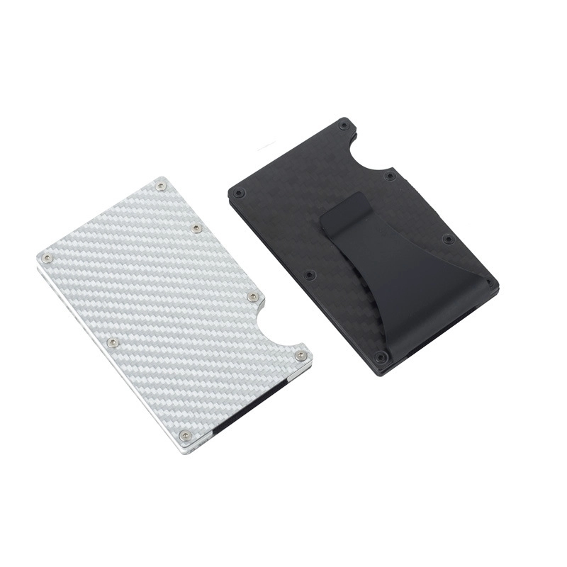Rfid Blocking Carbon Fibre Card Holder Wallet 8