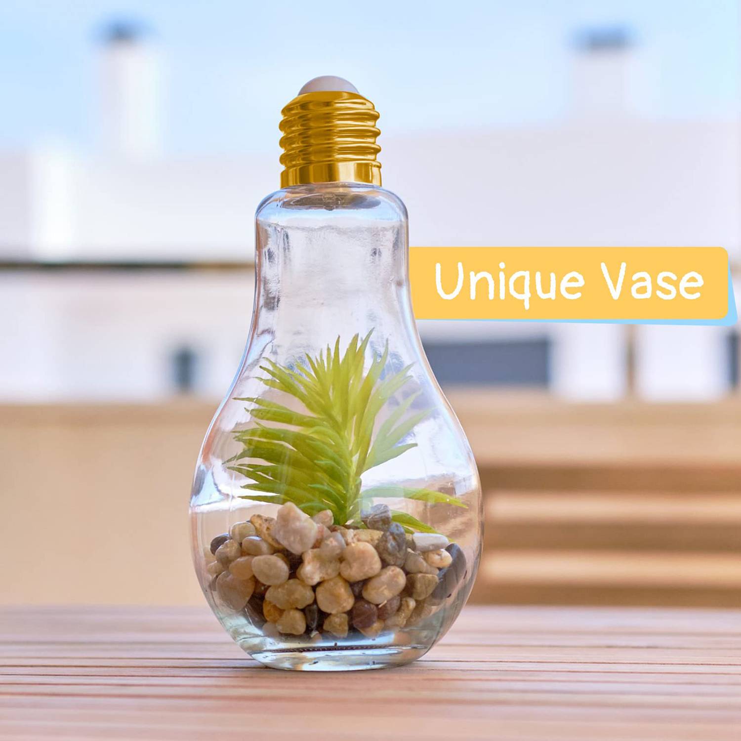 10oz PET Plastic Light Bulb Bottle 5
