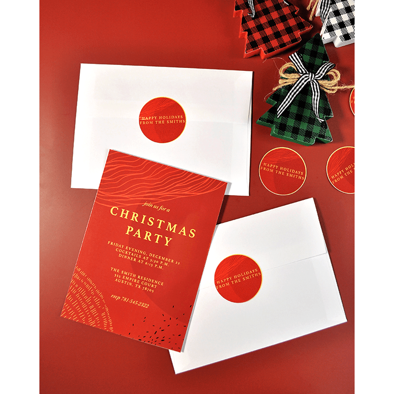 Custom Full Color 5 X 7 Inch Invitation Cards 144