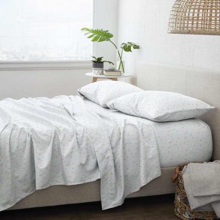 Premium Bed Sheets - Bluebird Twin 3 Set 1