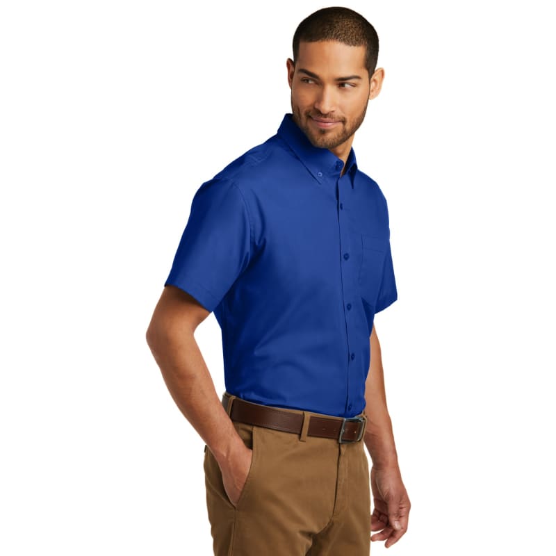 Port Authority Short Sleeve Carefree Poplin Shirt. 22