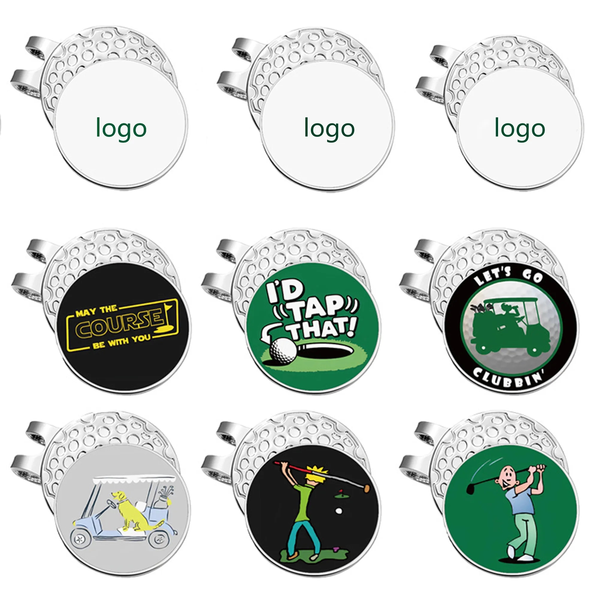 Magnetic Golf Ball Marker Hat Clip 1