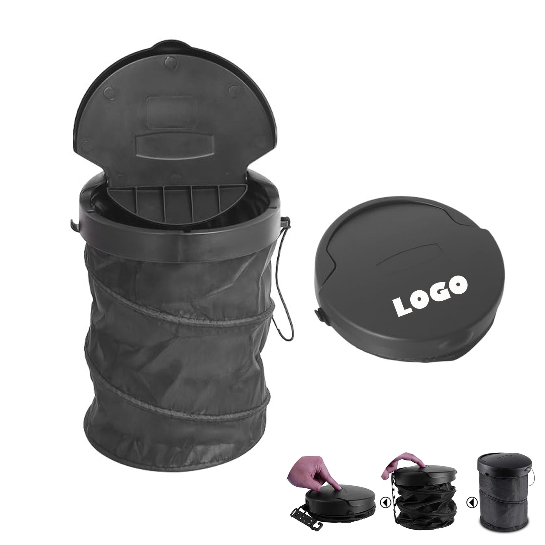 Portable Collapsible Car Trash Can 1