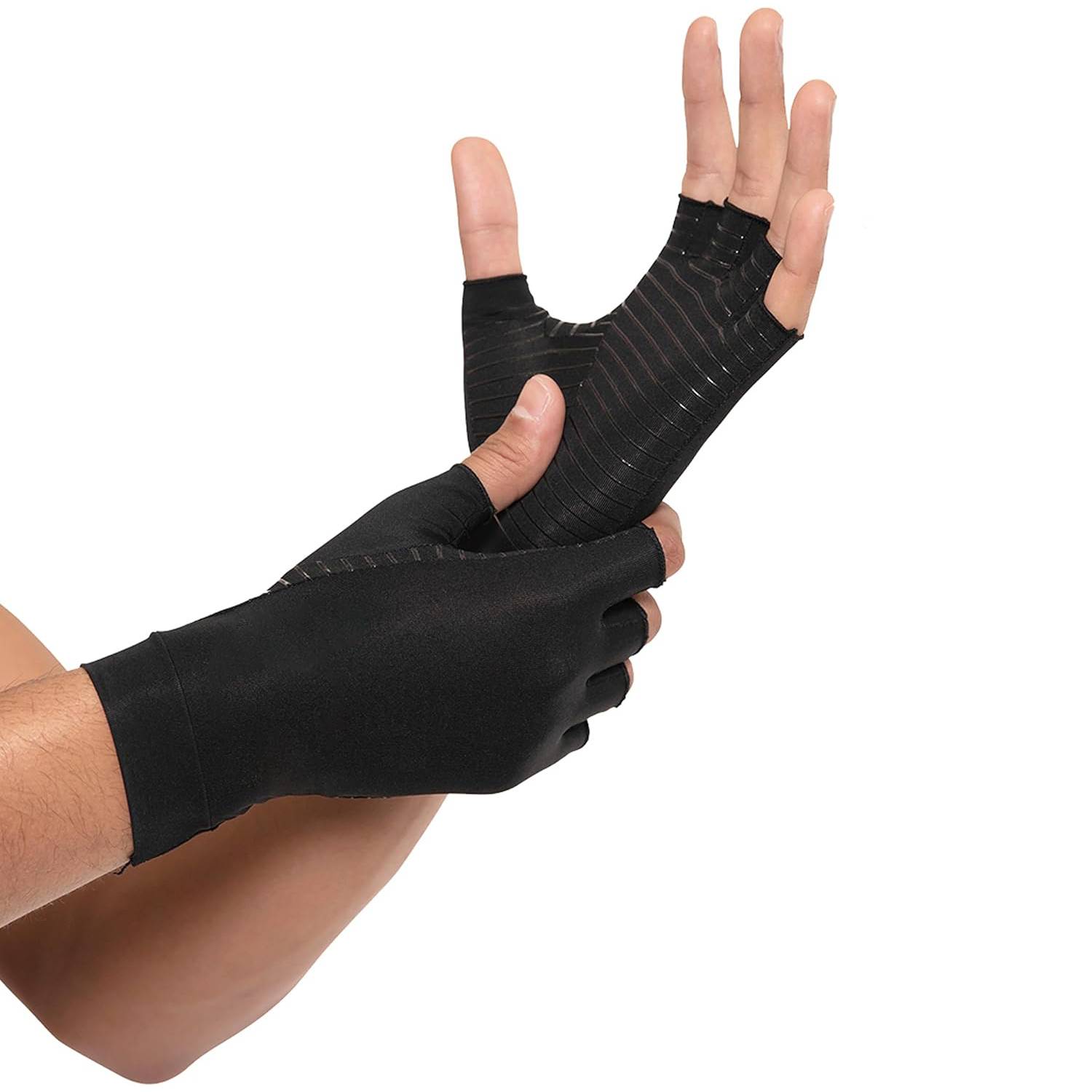 Fingerless Anti Slip Compression Gloves 4