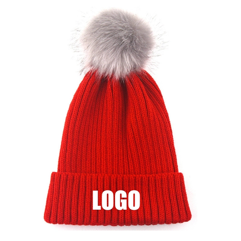 Custom Beanie Hats Winter Knitted Caps Unisex 4