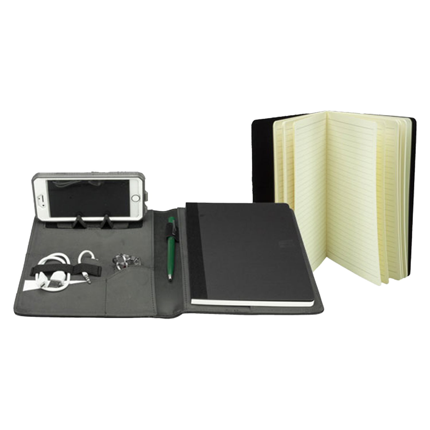 PU Fabric Portfolios w/ Front Pocket 2