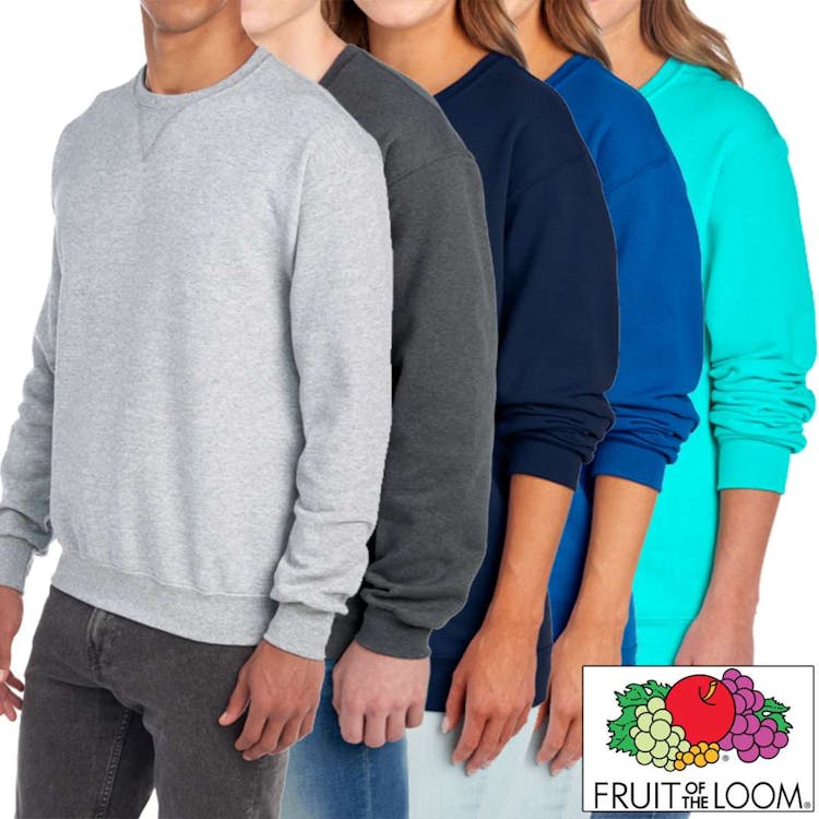 Fruit of the Loom Adult Crewneck Sweatshirts - Size 2XL Assorted 24pcs 2