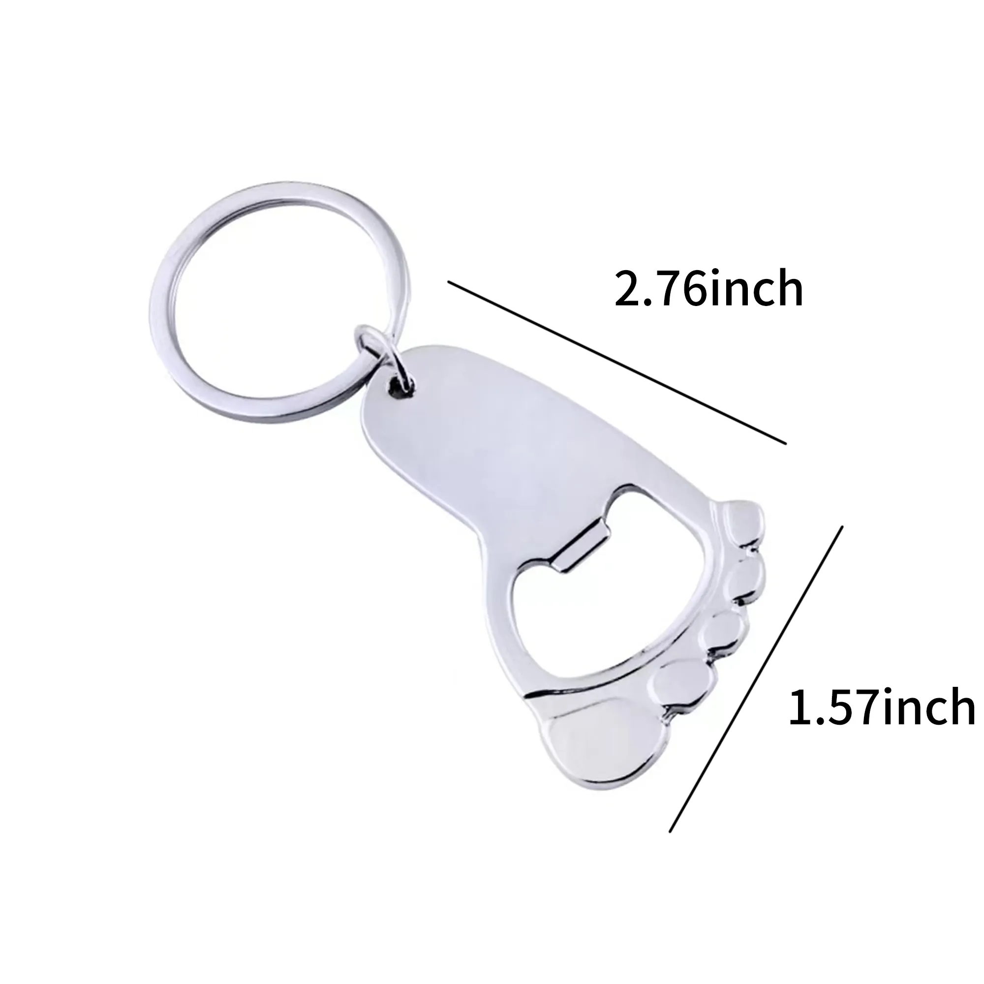 Zinc Alloy Keychain Opener 4