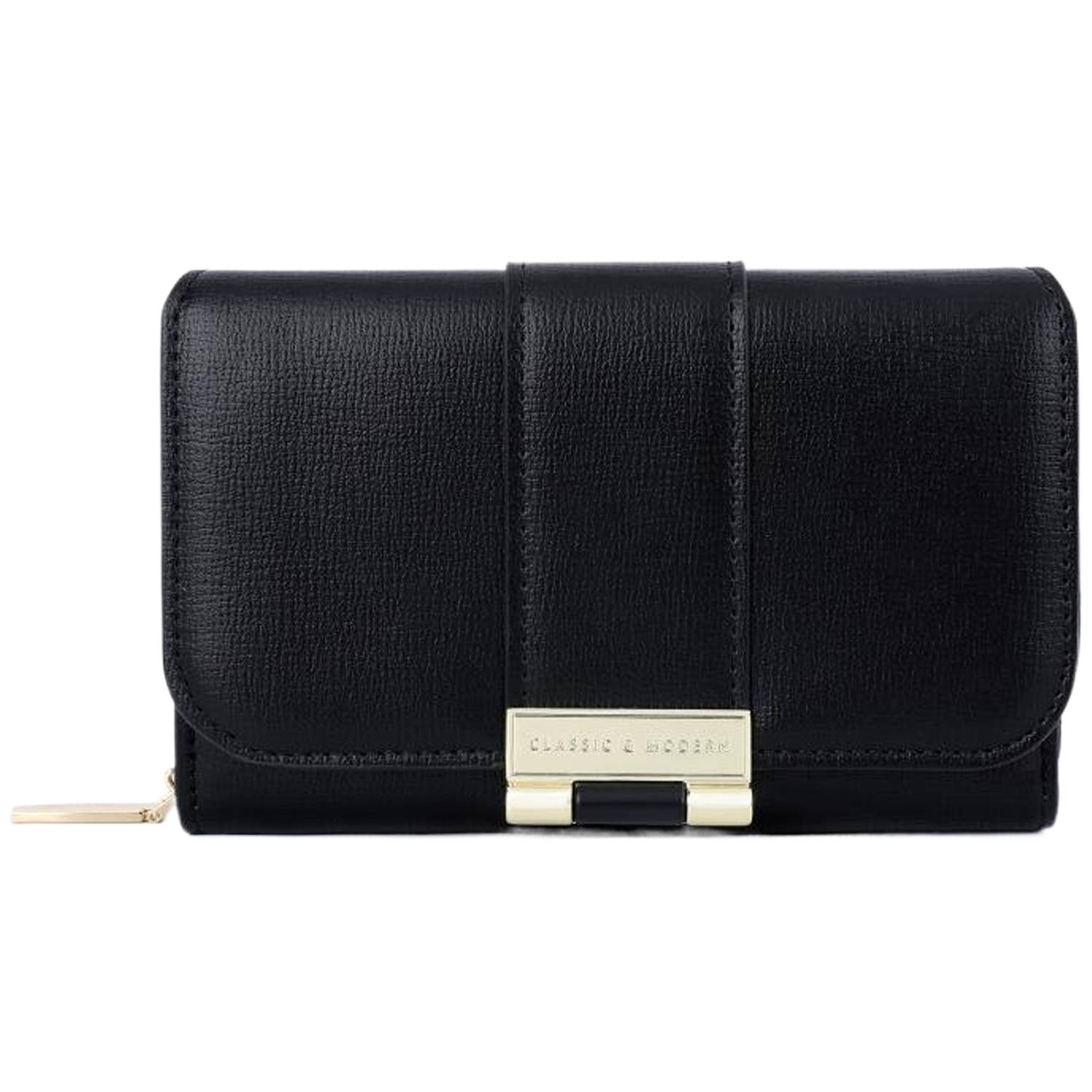 PU Leather Trifold Women Wallet 7