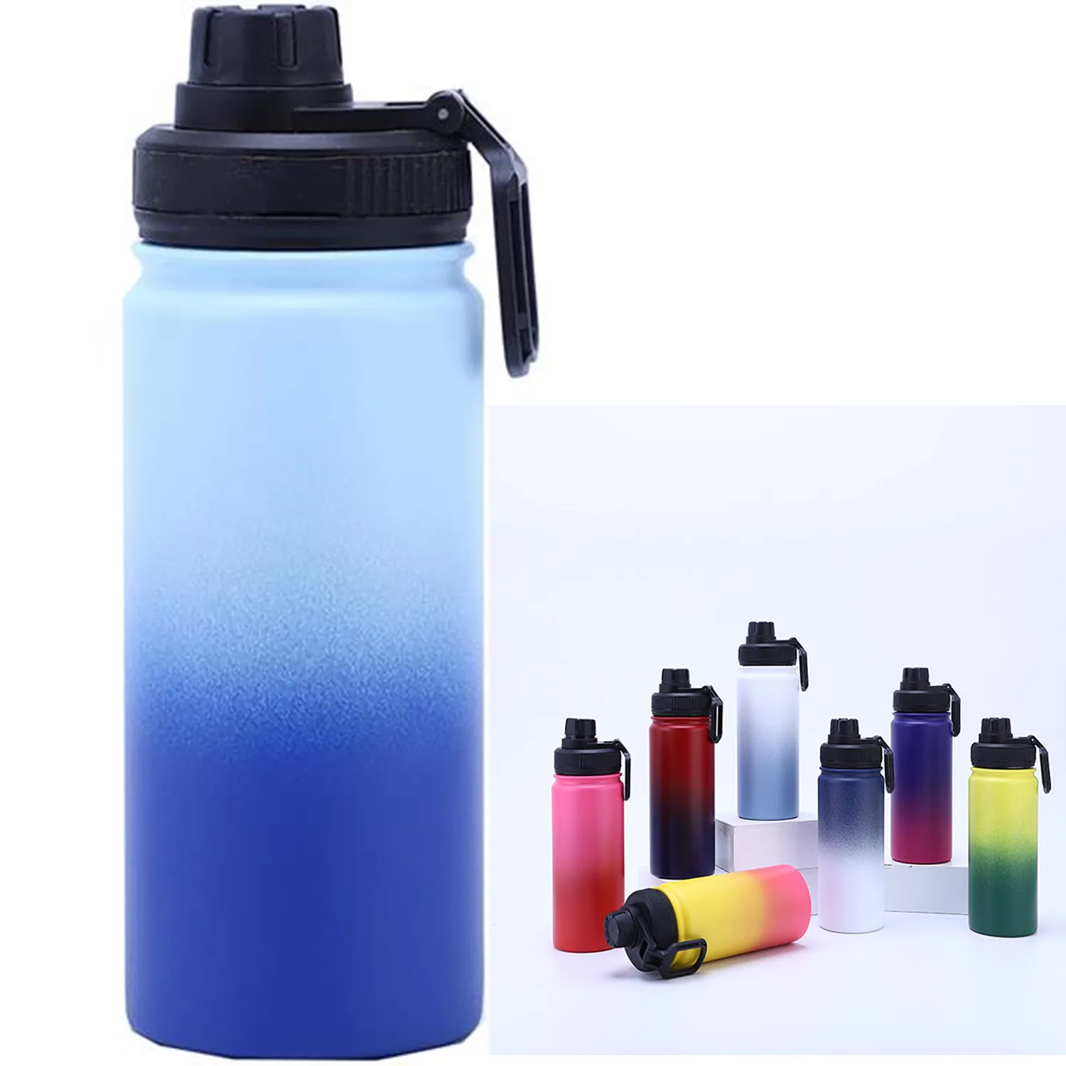 Vacuum Insulated Stainless-Steel Sports 16 OZ Water Bottle 3
