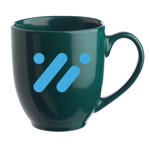 Glossy Bistro Style Ceramic Mug, 16 oz. 34
