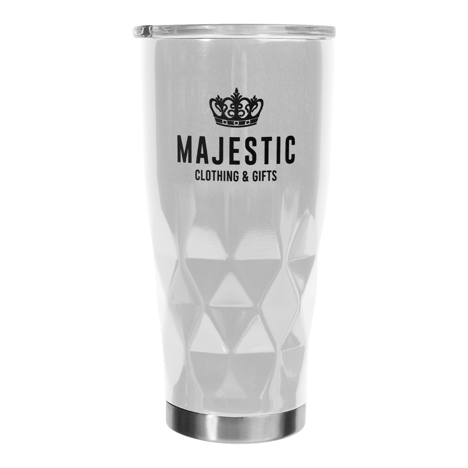 20 oz. Diamond Stainless Steel Travel Mug (1 Color Imprint) 6
