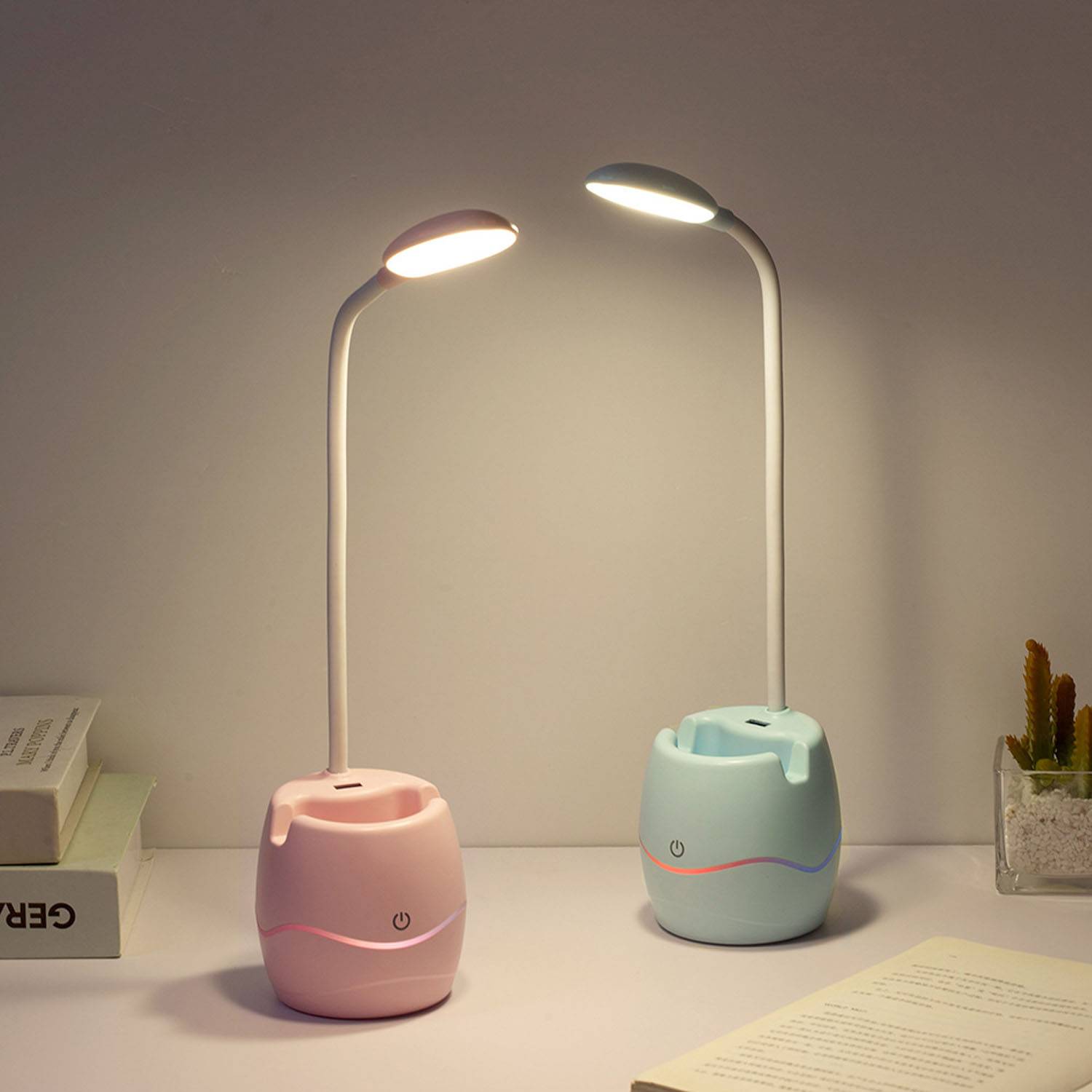 Multifunction LED Nightlight W/ Phone Stander/ Eye Protect 4