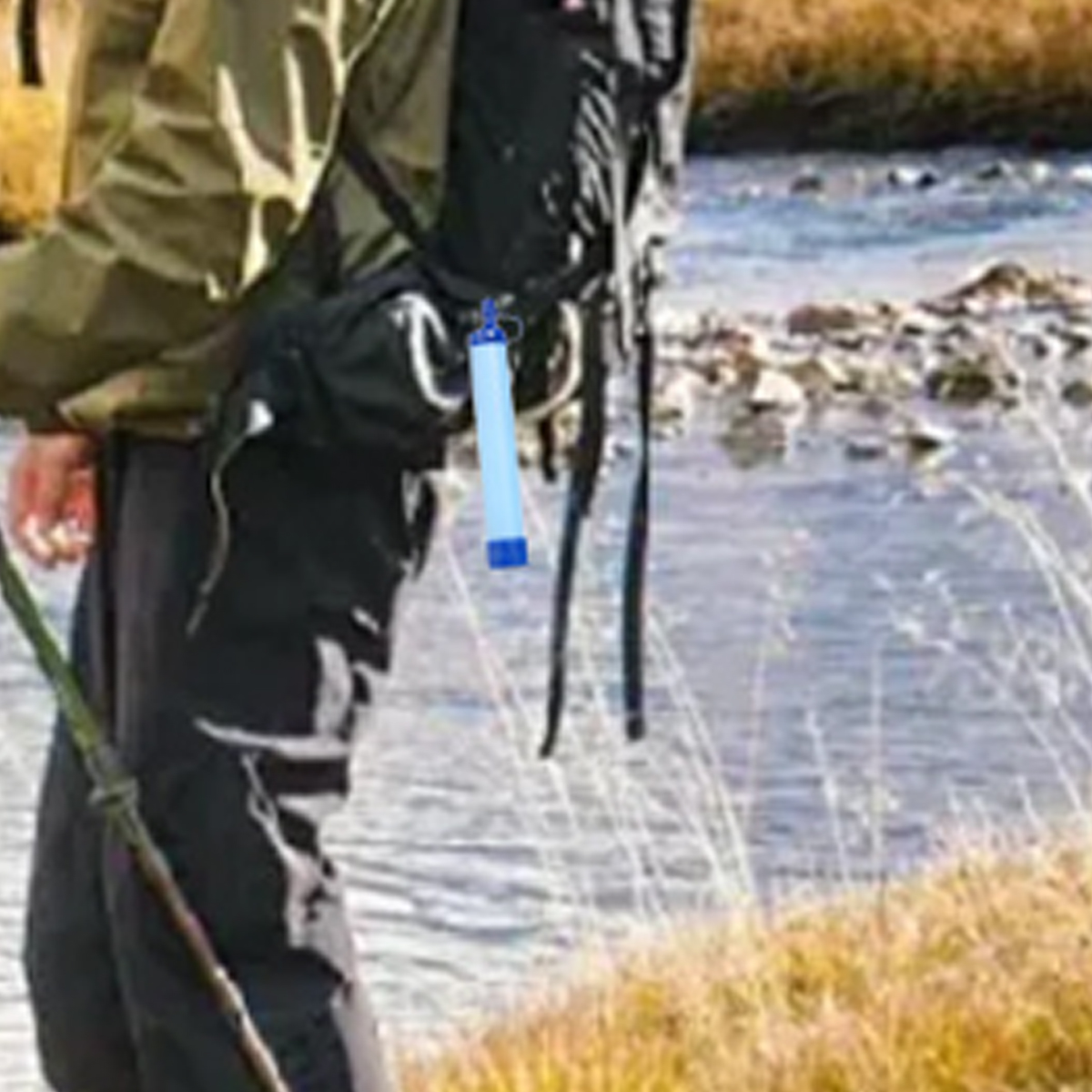 Portable Water Filter Straw Outdoor Survival Emergency Use 2