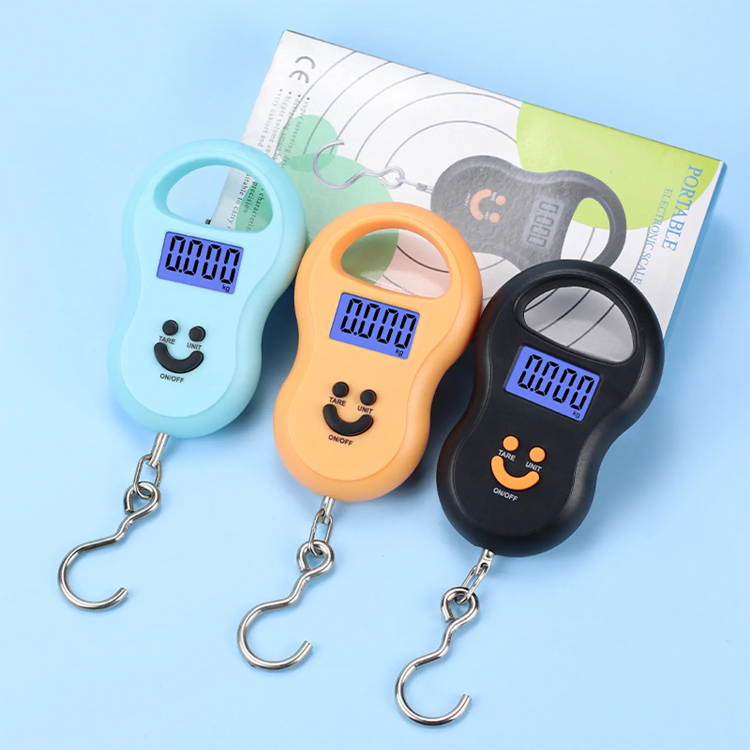 Travel Portable Handheld Hanging Scale With Hook 2