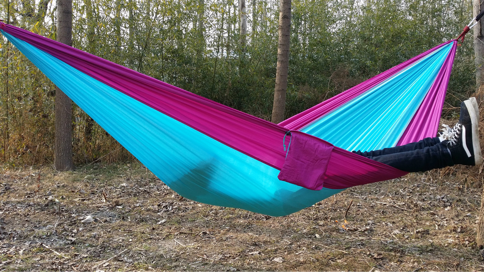 Beach Hammock With Pouch 2