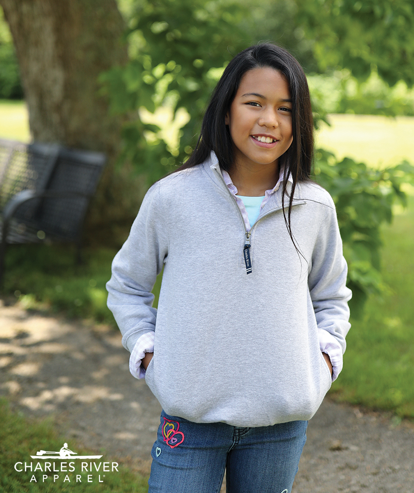 Youth Crosswind Quarter Zip Sweatshirt 25
