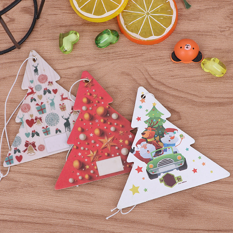 Christmas Tree Full Color Paper Air Freshener up to 10 sq inches 2