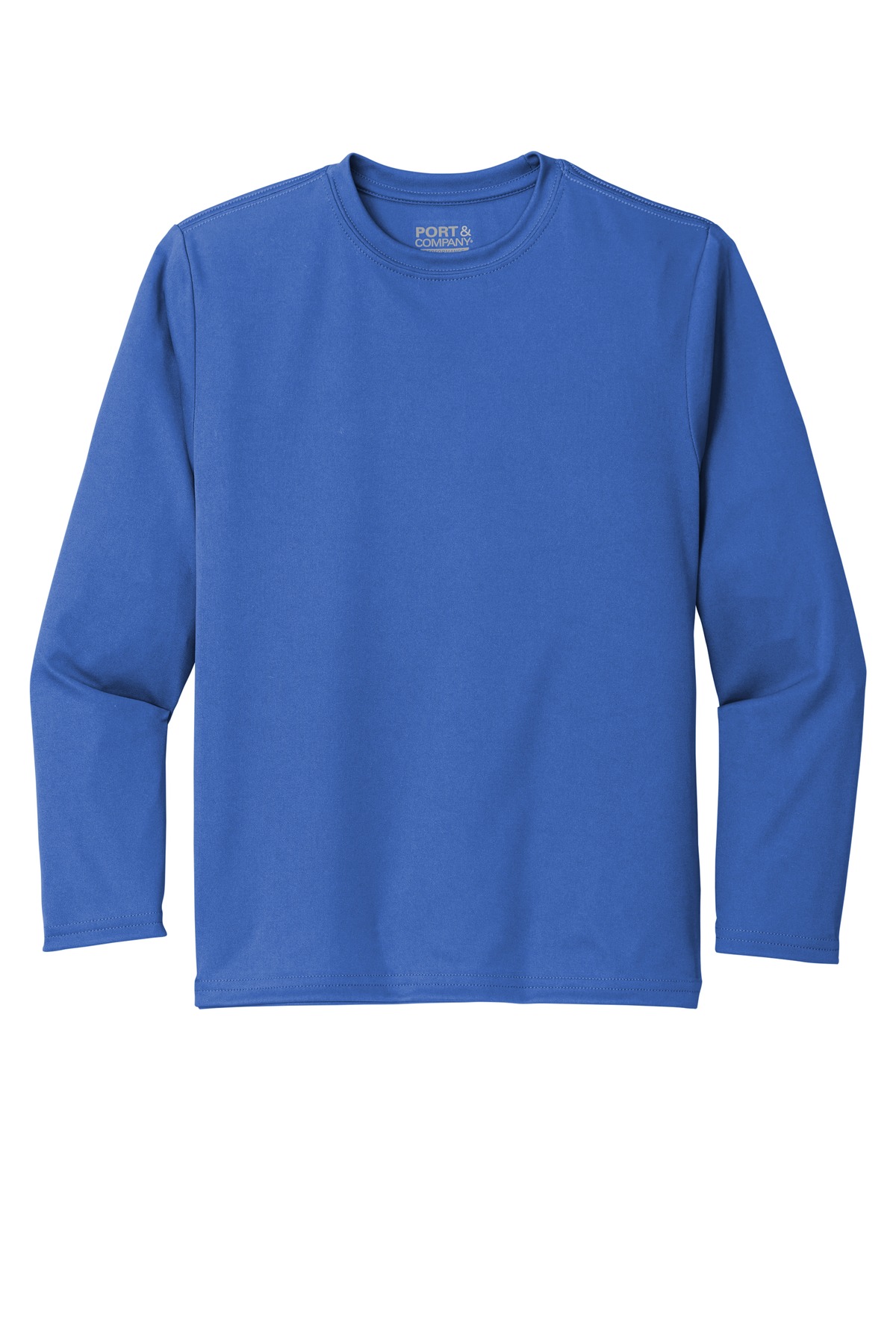 Port & Co Youth Long Sleeve Performance Tee PC380YLS 24