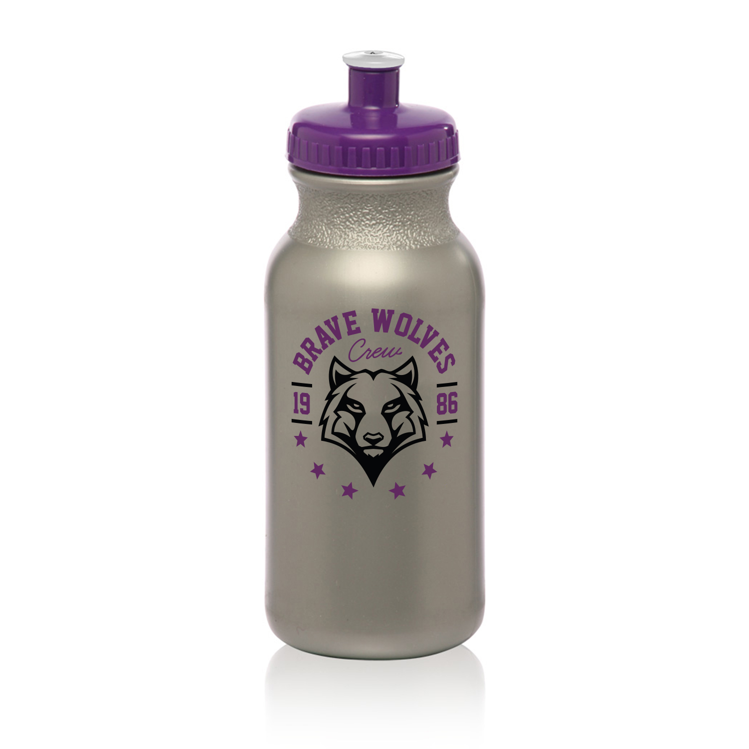 20 oz. Spirit Sports Water Bottle (1 Color Imprint) 25