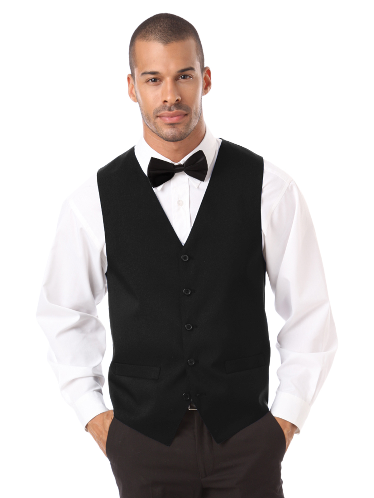 Blue Generation - Unisex 2-Pocket Scotchgard Treated Bistro Vest 4