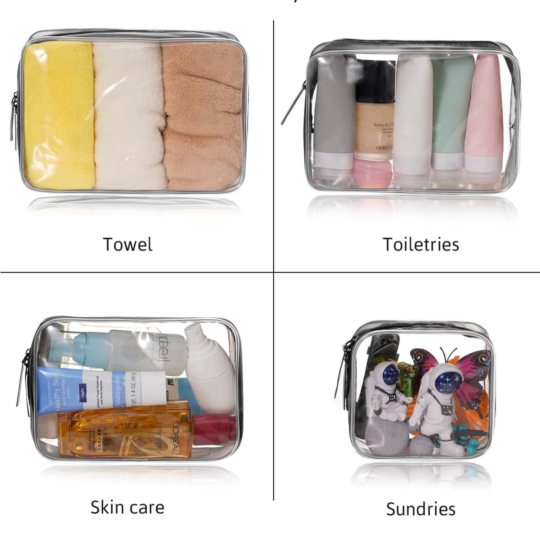 Clear Travel Bags For Toiletries 4