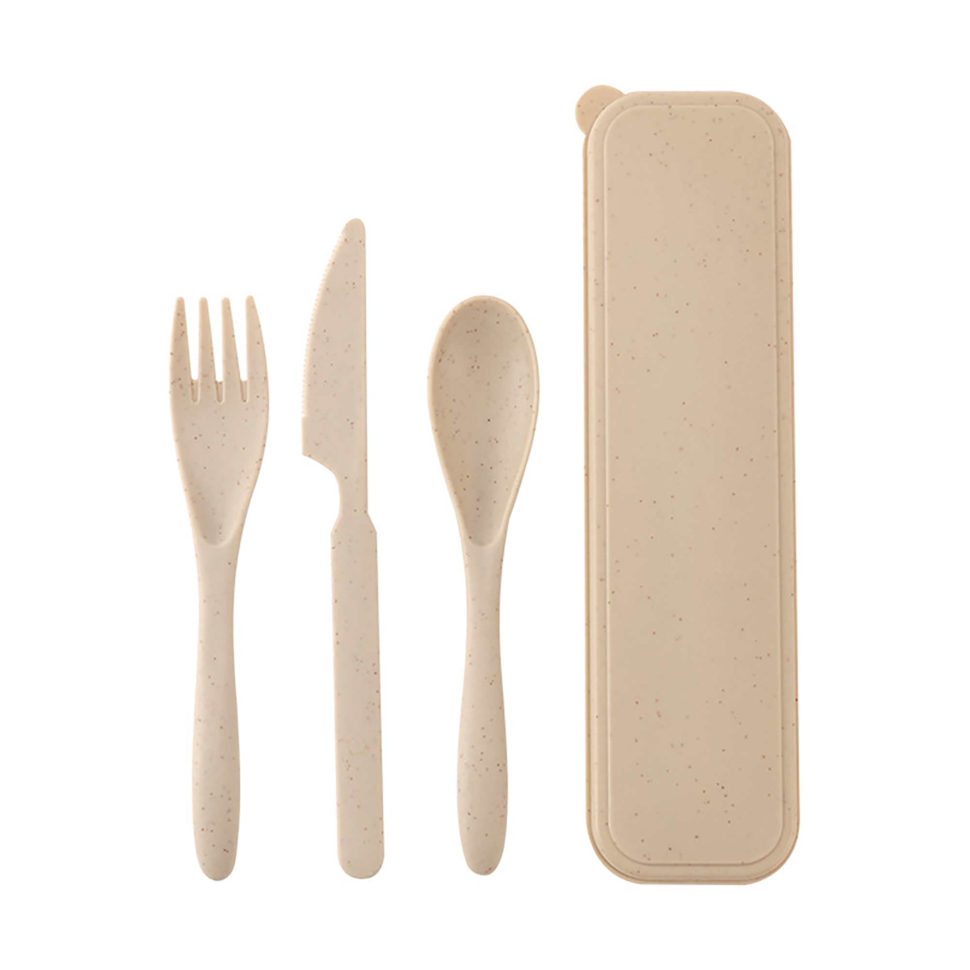 Eco-Friendly Wheat Straw Travel Cutlery Set 9