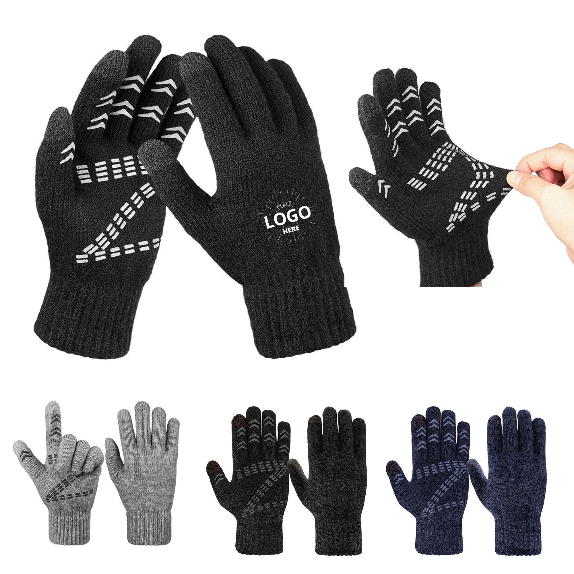 Winter Must-Have Touch Screen Gloves Soft Knit Lining 2