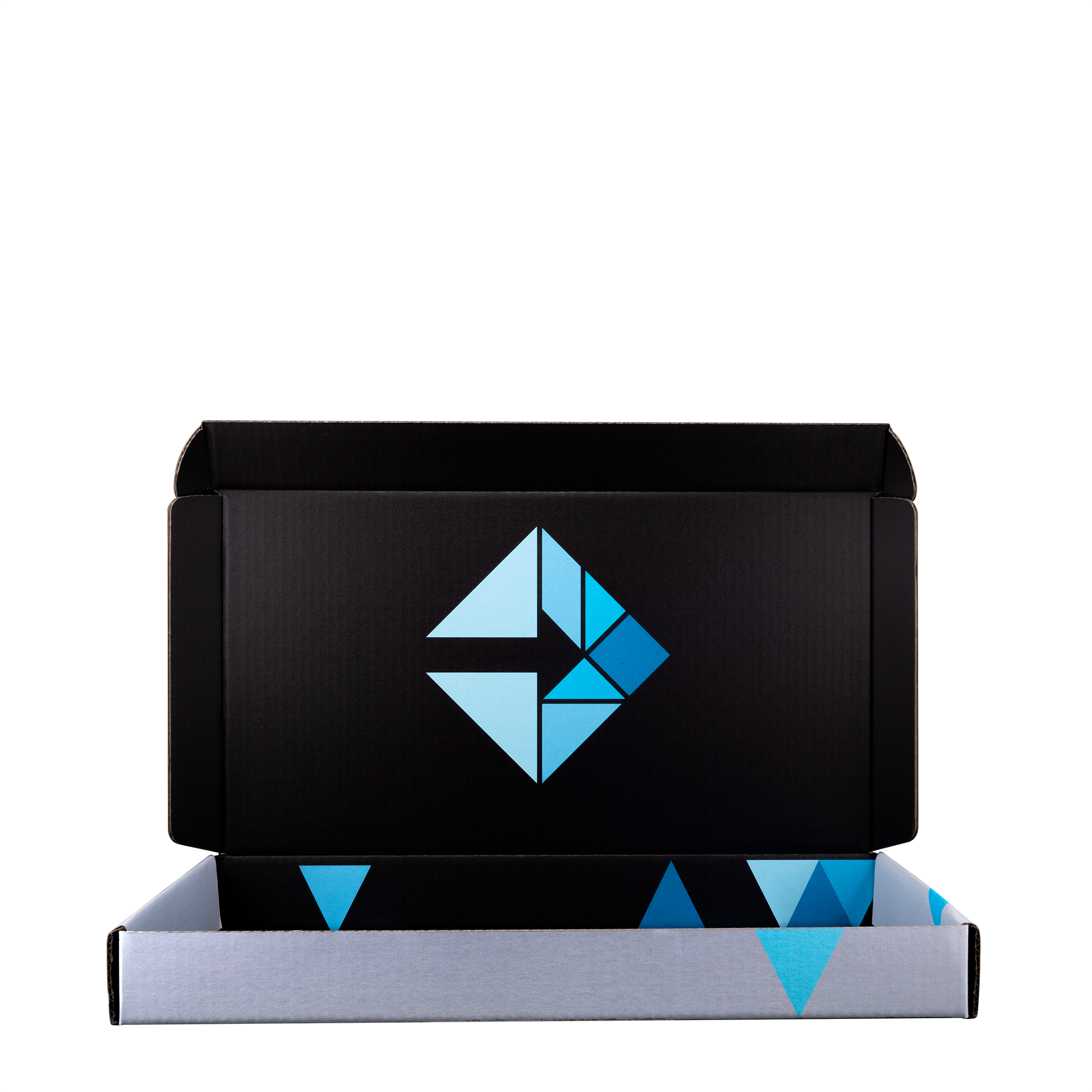 Mailing Box, B-Flute18" x 10" x 2" - White - D - 360 sq in 4