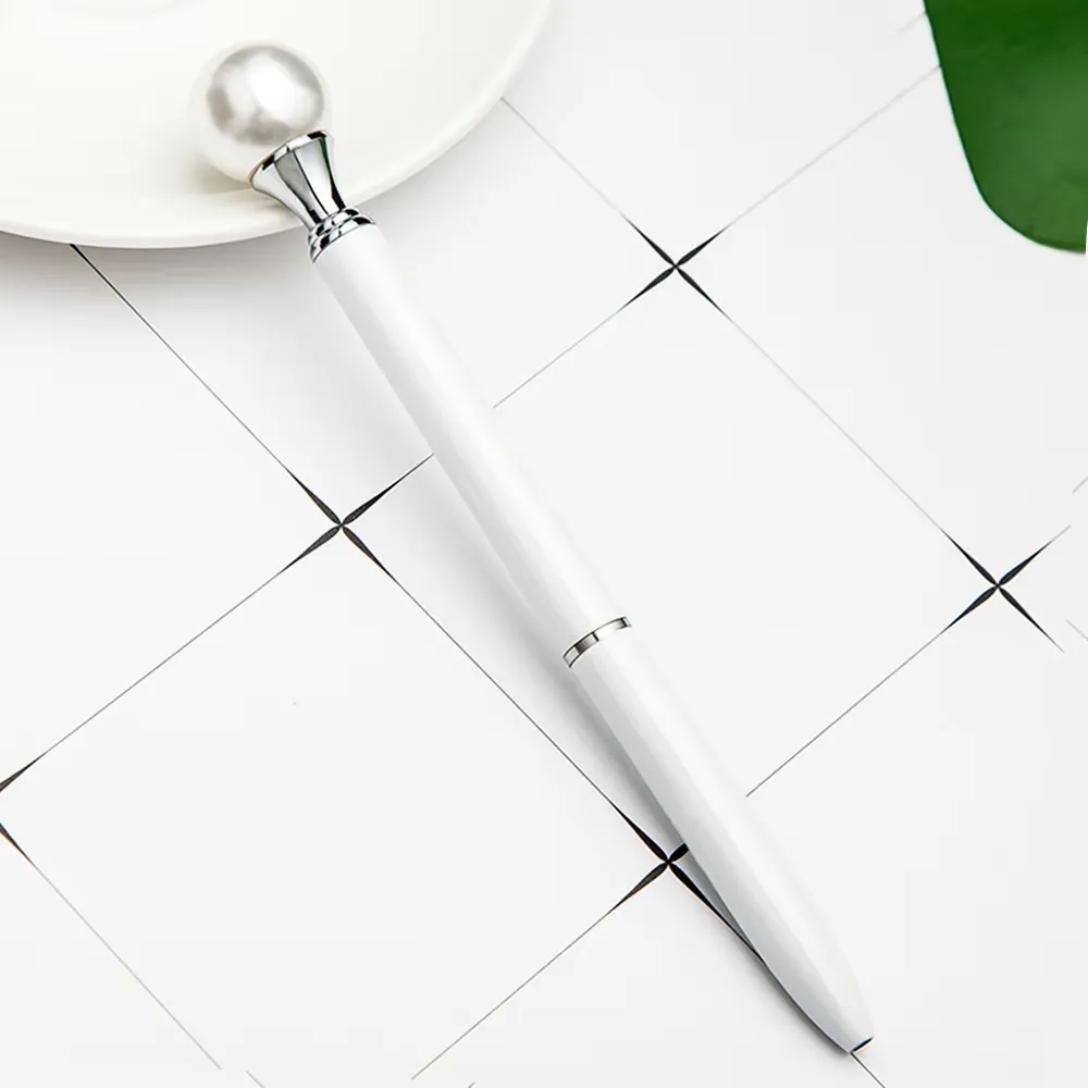 Pearl Top Deco Metal Ballpoint Pens 11