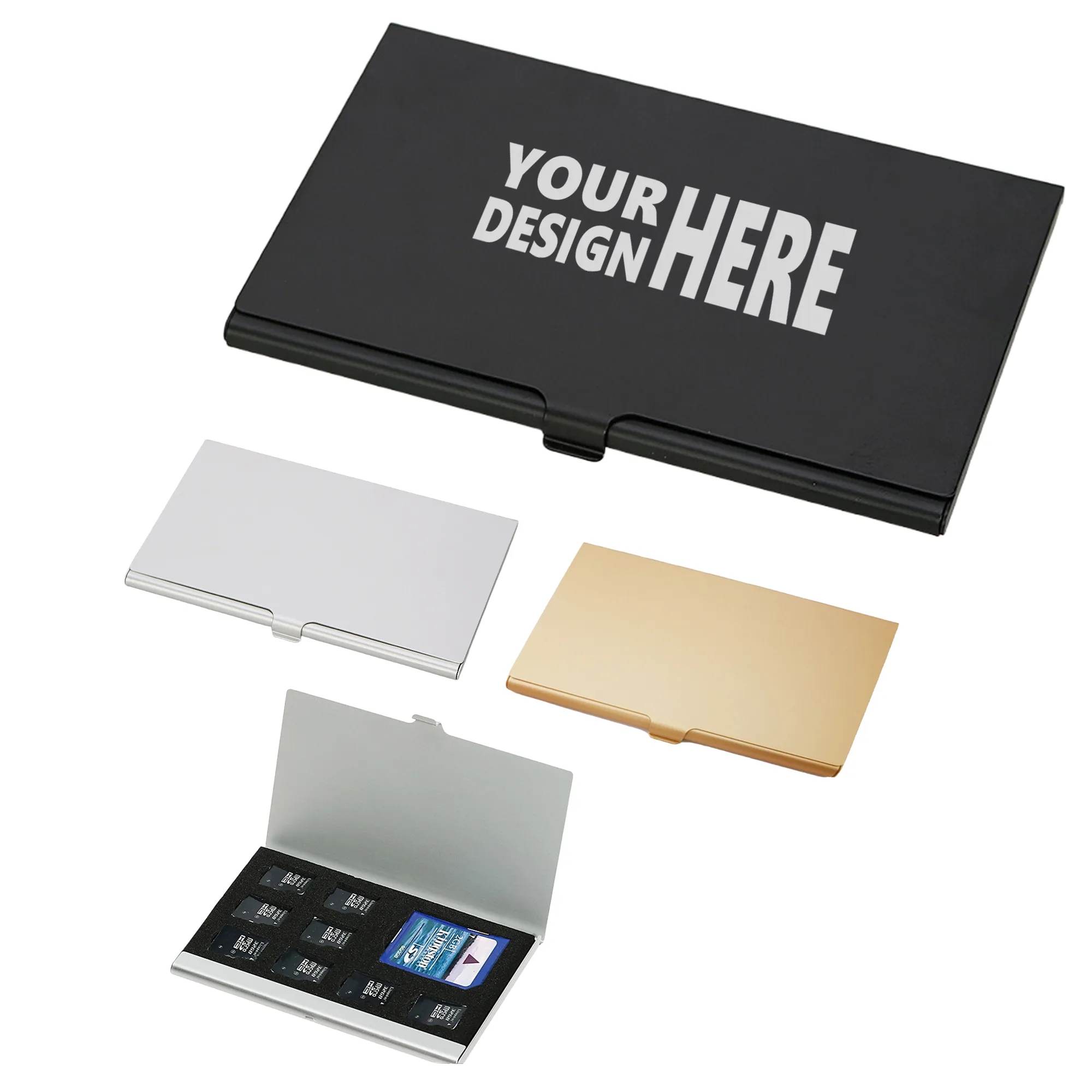Aluminum SD Multi Card Holder