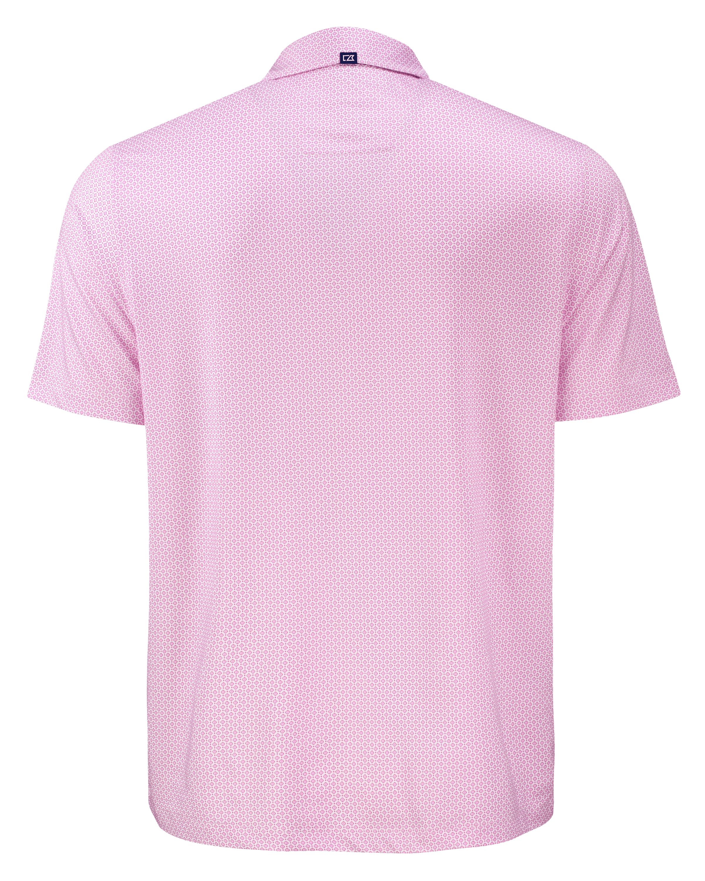 Cutter & Buck Pike Recycled Diamond Dot Print Mens Polo 12
