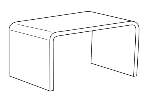 Short Acrylic Riser 6"h x 12"w x 12"d