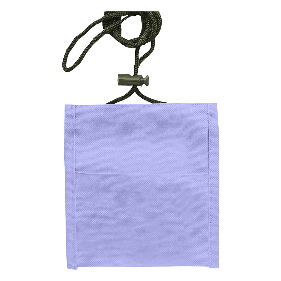 Adjustable Lanyard Neck Wallet - 5.40" x 5.25" 1