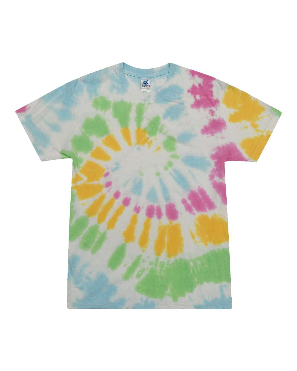 Unisex Multi-Color Tie-Dyed T-Shirt - 1000 118