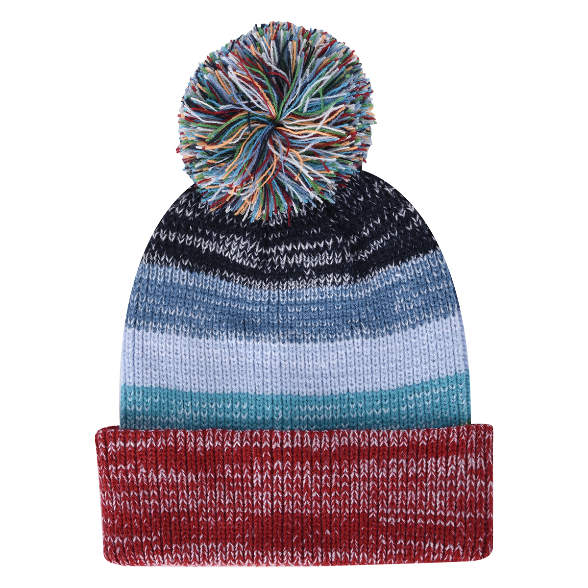 Aura Pom Beanie With Cuff 2