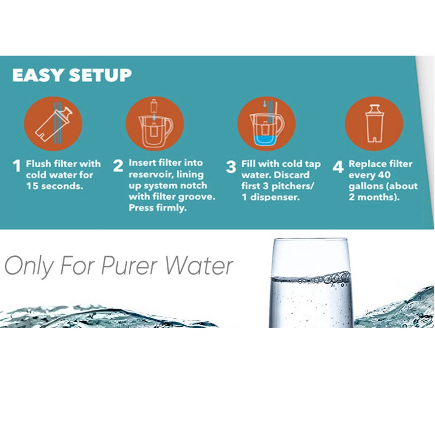 Classic Vertical Element Tap Water Filter 8