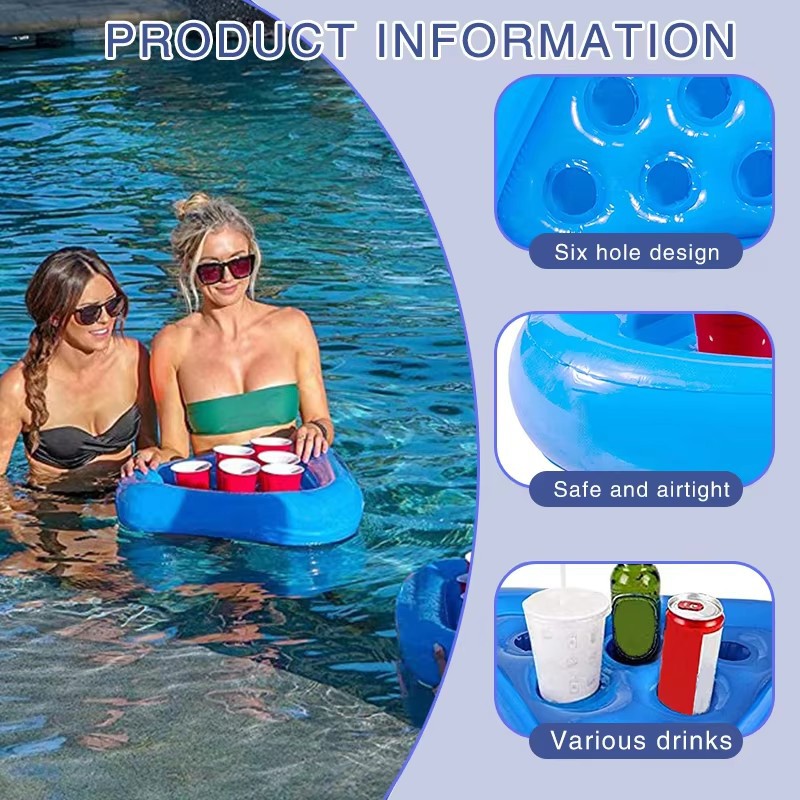 Beer Nation Pool Game Inflatable Pong Table 2