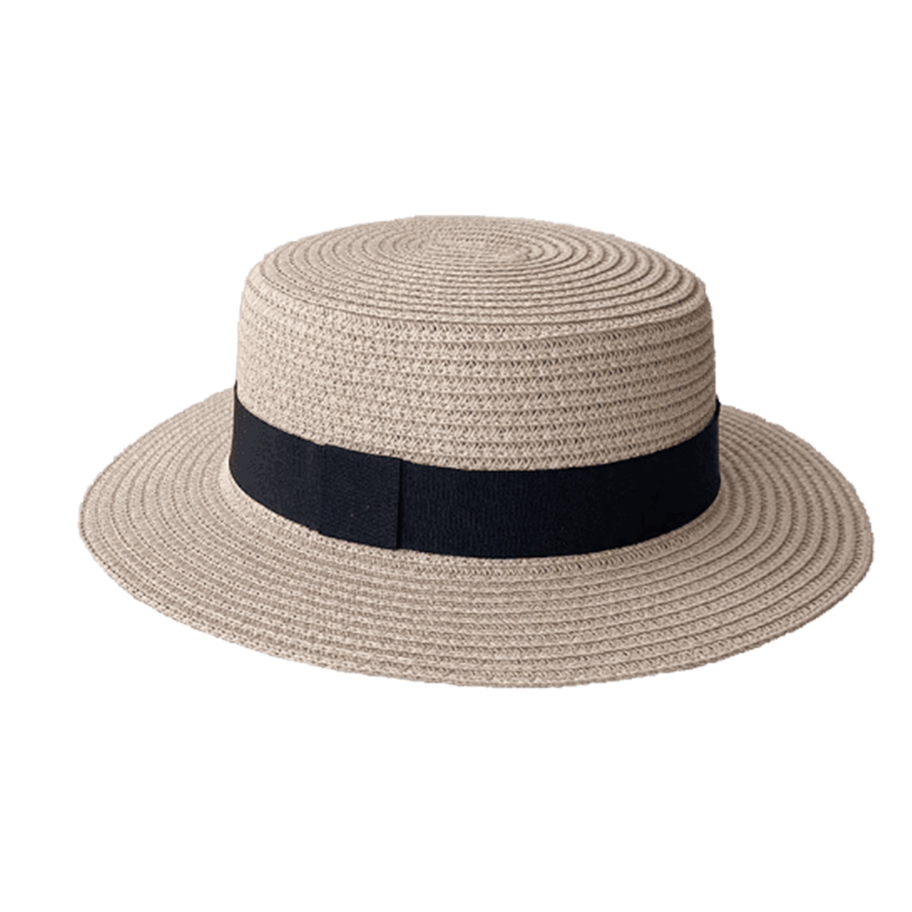 Korean Flat Protective Straw Hat 4