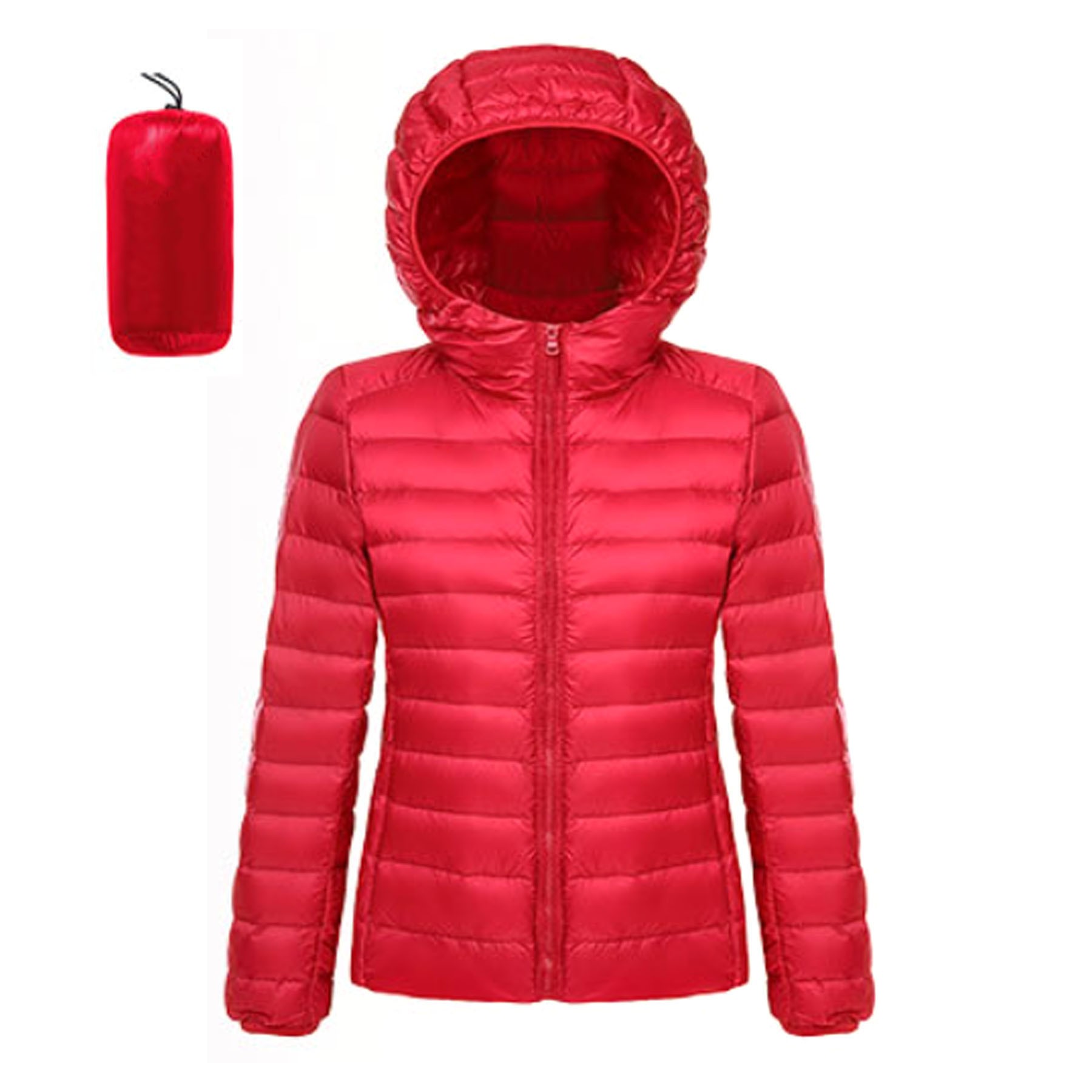 Women's Hooded Packable Puffer Jacket 12