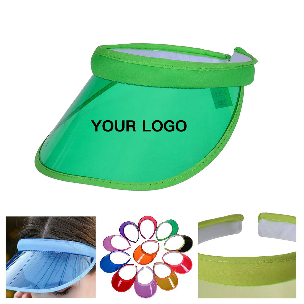 Lightweight PVC Sun Visor For Daily Outdoor Use 9