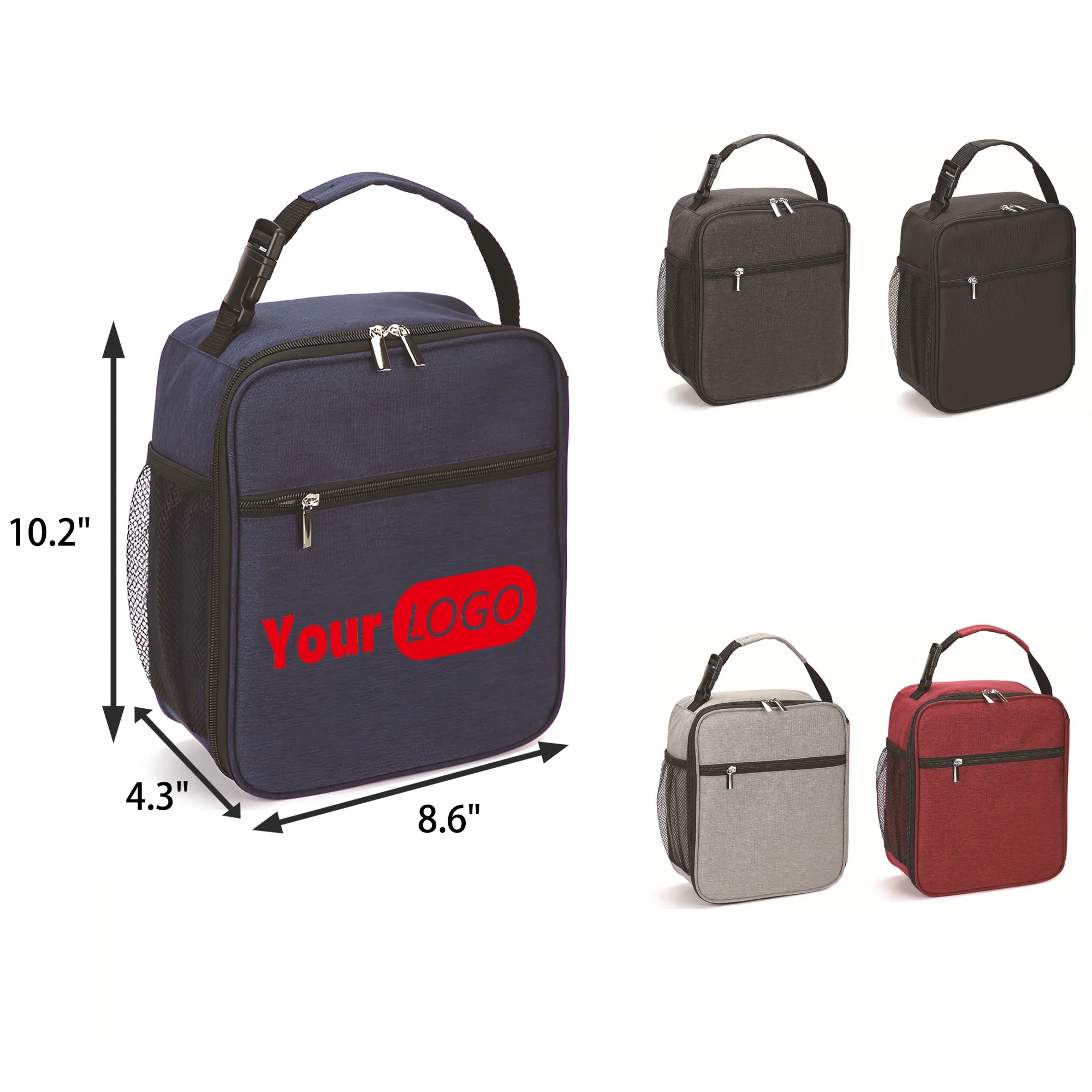 MOQ 50 PCS Portable Thermal Insulated Lunch Bag 3