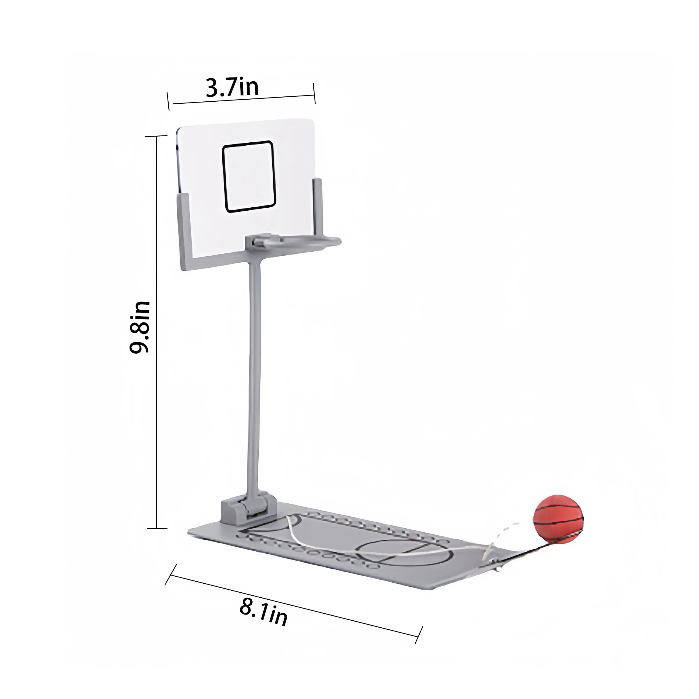 Alloy Office Desktop Toy Folding Basketball Machine 3