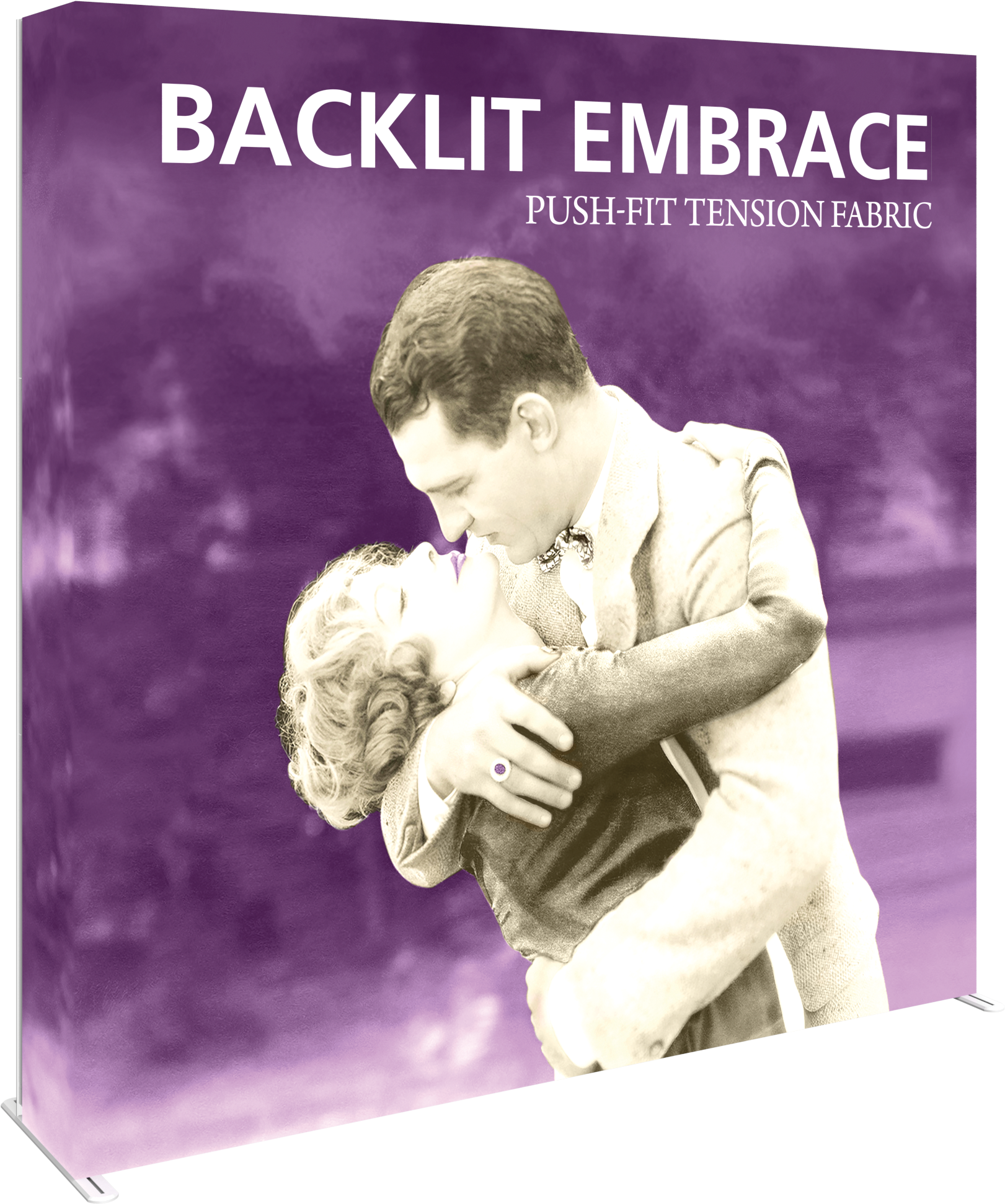 Backlit Embrace 7.5 ft. Display Single-Sided