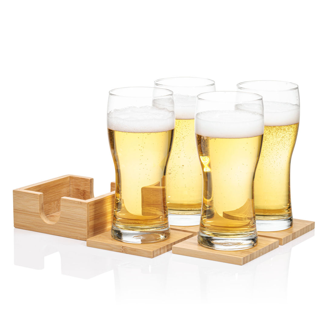 Bamboo Coaster Gift Set - Salzburg 6