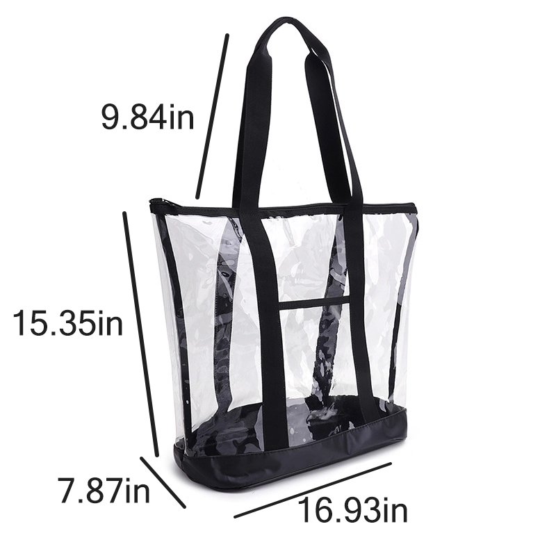 PVC Transparent Clear Tote Bag 3