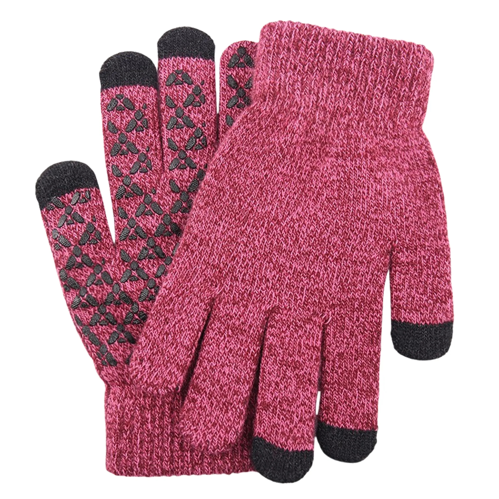 Upgraded Touch Screen Thick Winter Warm Knit Gloves 6